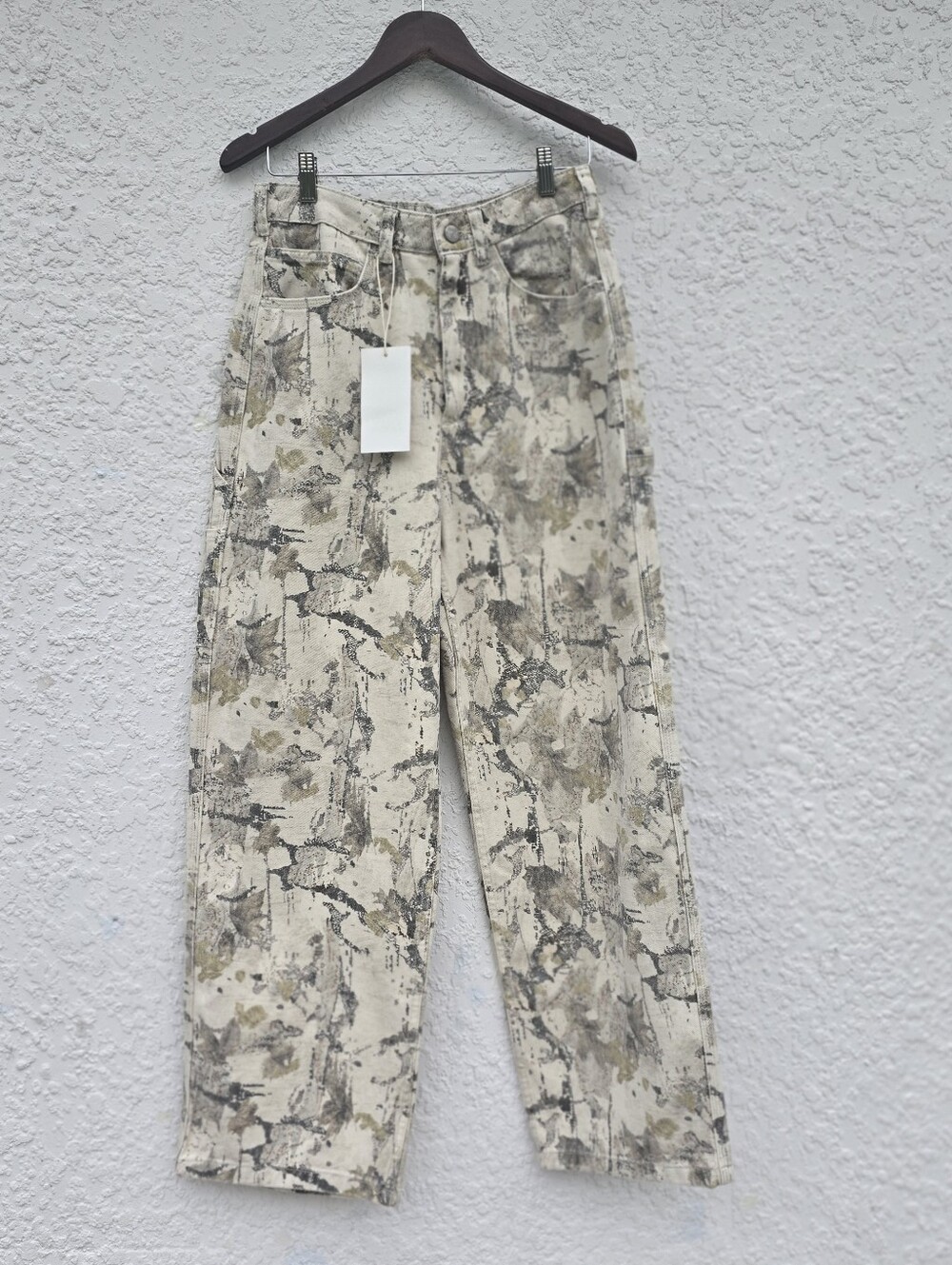 ZARA Abstract Print Balloon Fit Pants Trousers Size 29 US